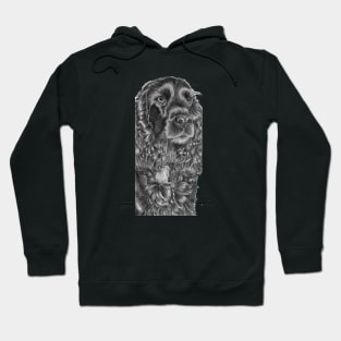 English Cocker spaniel - black Hoodie